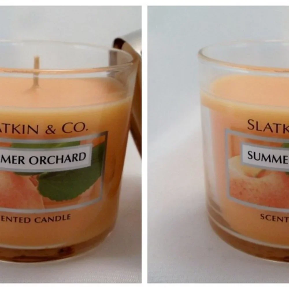 Bath & Body Works Summer Orchard Candle Slatkin X2